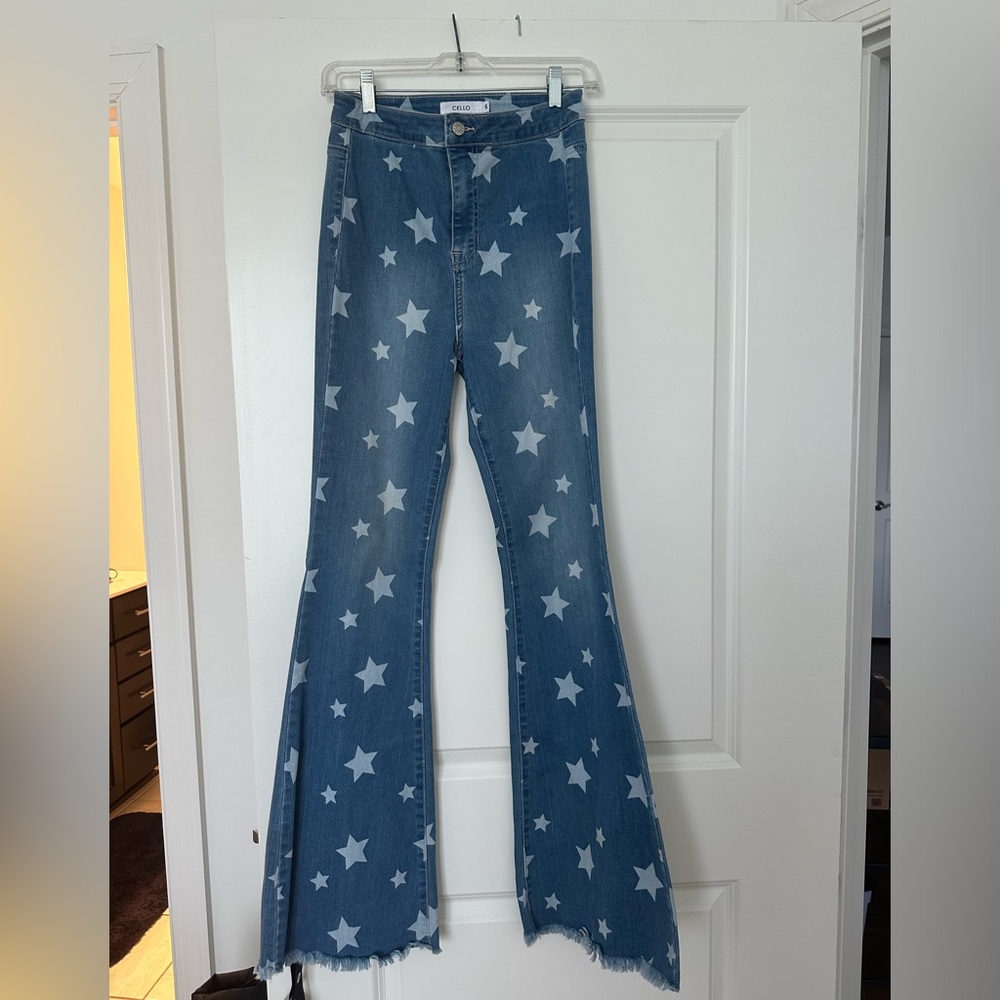 Cello Star Flare Jeans